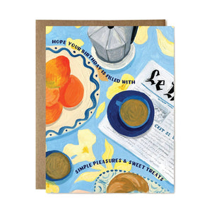 Simple Pleasures & Sweet Treats Card