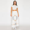 Heirloom Garden Embroidered Midi Skirt