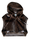 Faux Mink Hooded Vest