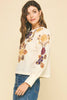 Floral Embroidered Blouse Top