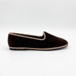 Venetian Slippers- Black and Cream