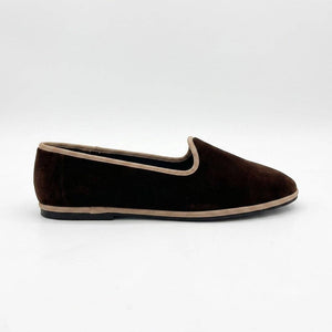 Venetian Slippers- Black and Cream