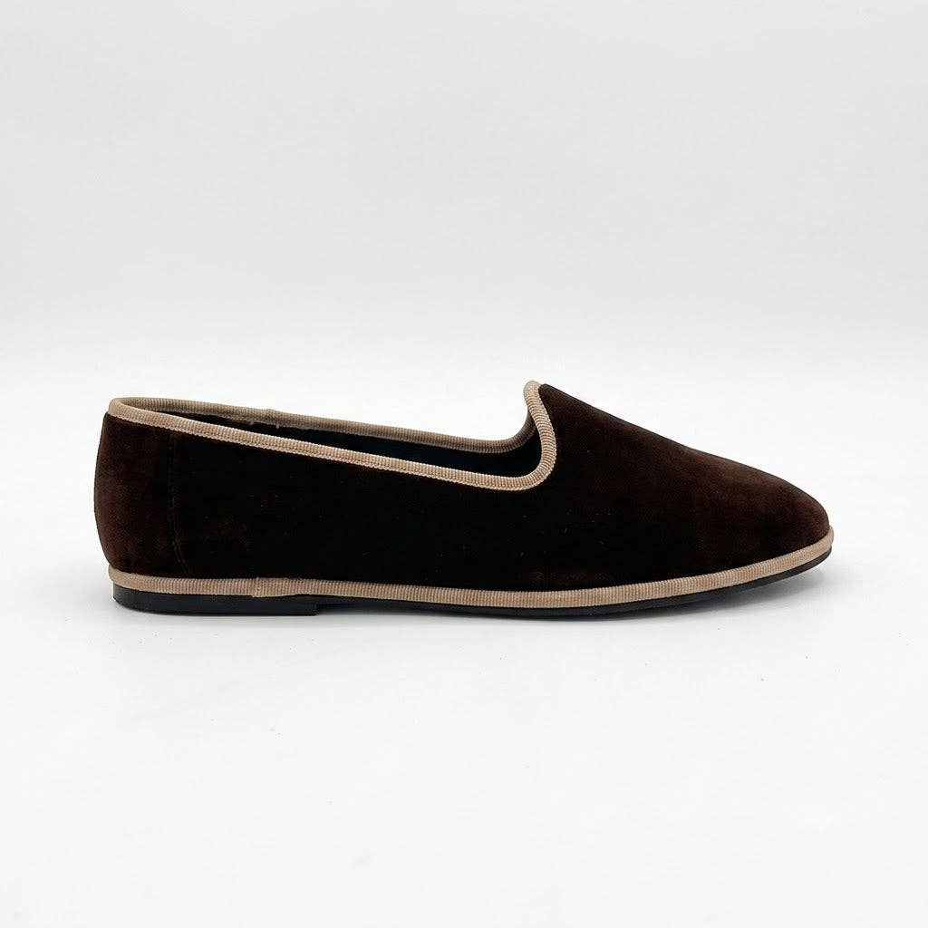 Venetian Slippers- Black and Cream