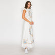 Heirloom Garden Embroidered Midi Skirt