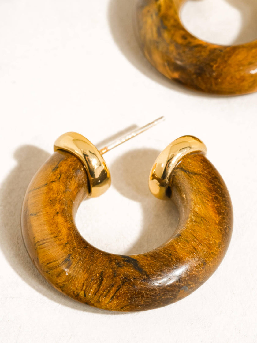 Quinnley 18K Gold Earring