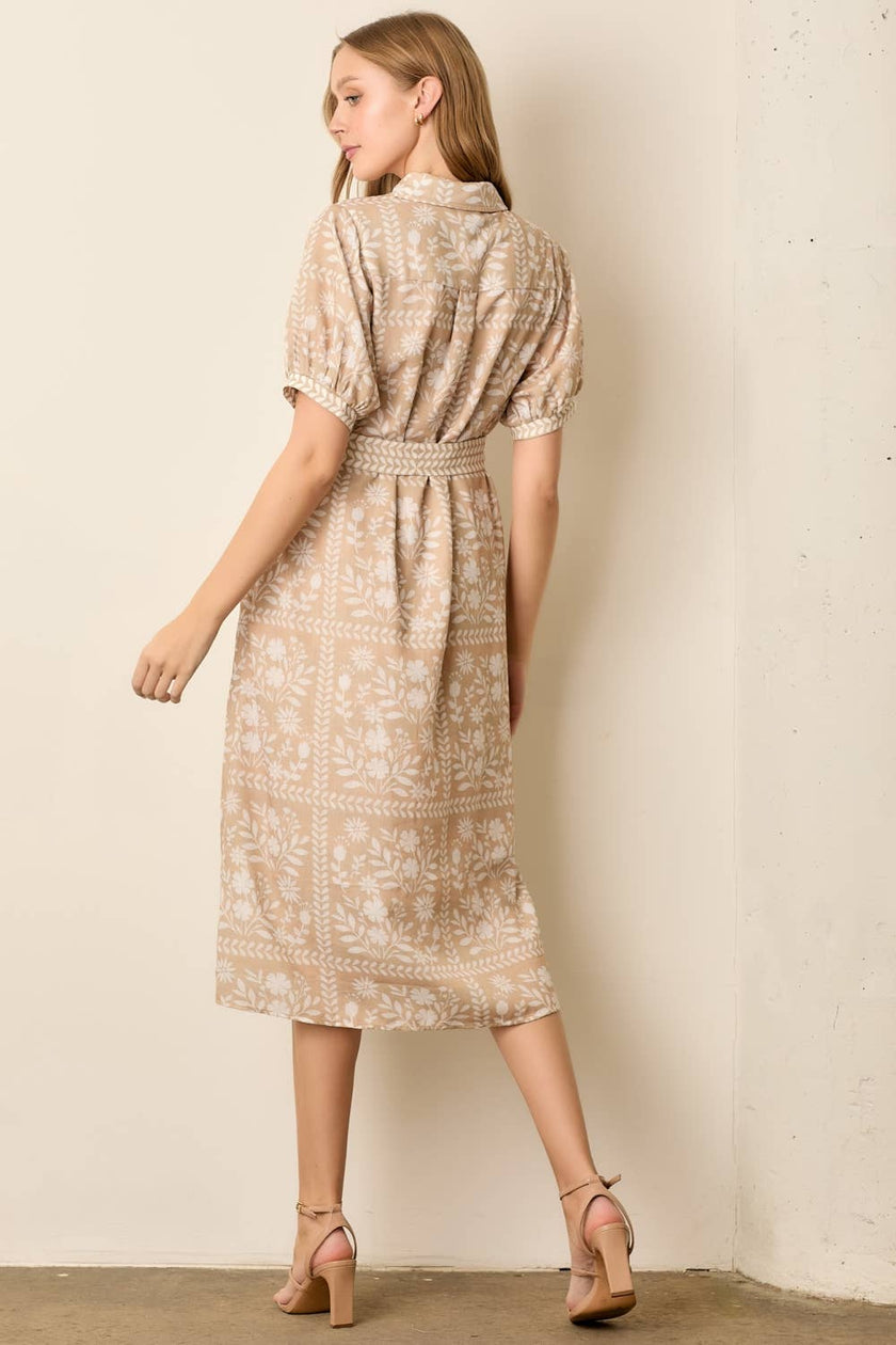 Amalia Belted Day Dress