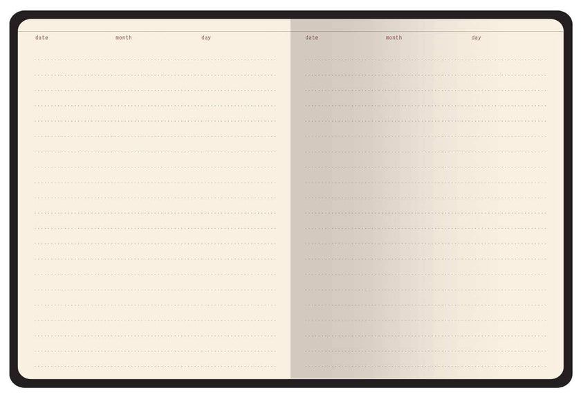 A6 Vegan Leather Hardcover Daily Planner - Pom on the Vine