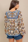 Printed Woven Top