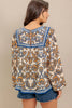 Printed Woven Top