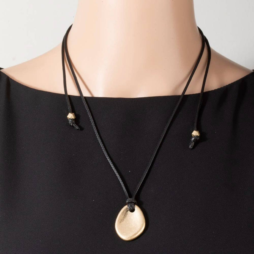 Disc Cord Necklace