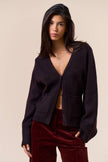 Long Sleeve V-Neck Button Down Cardigan