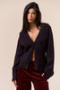 Long Sleeve V-Neck Button Down Cardigan
