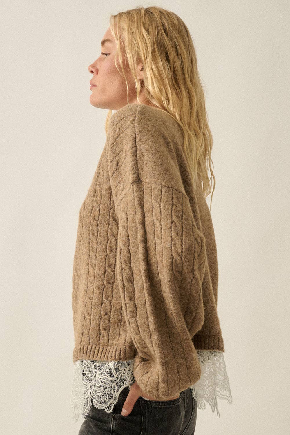 The Allegra Cable Knit Sweater