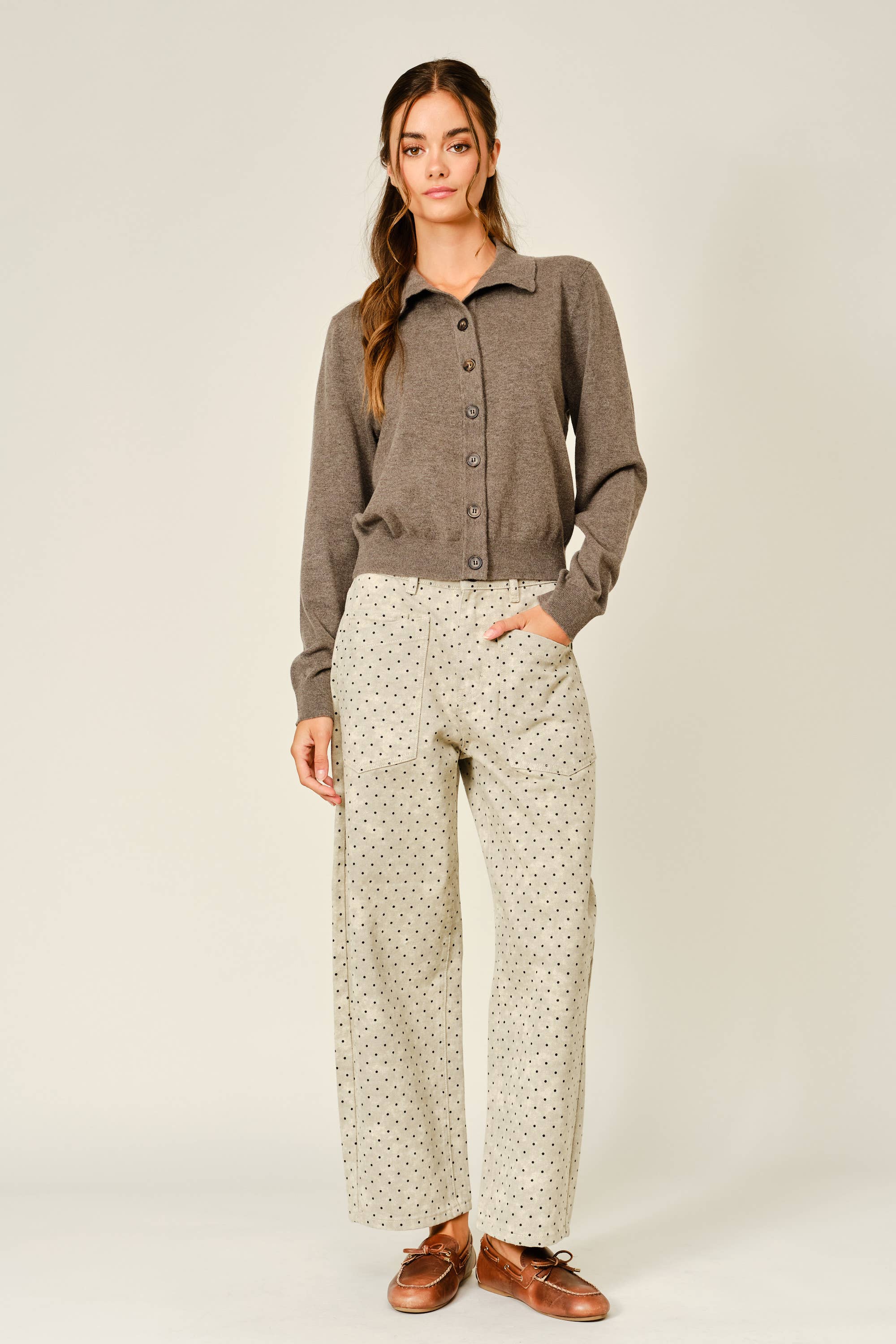 The Estate Polo Knit Top