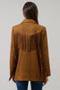 Rufina Fringe Collared Jacket