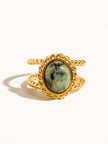 Mica Gold Plated Ring