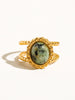 Mica Gold Plated Ring