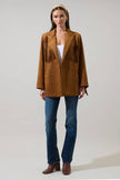 Rufina Fringe Collared Jacket