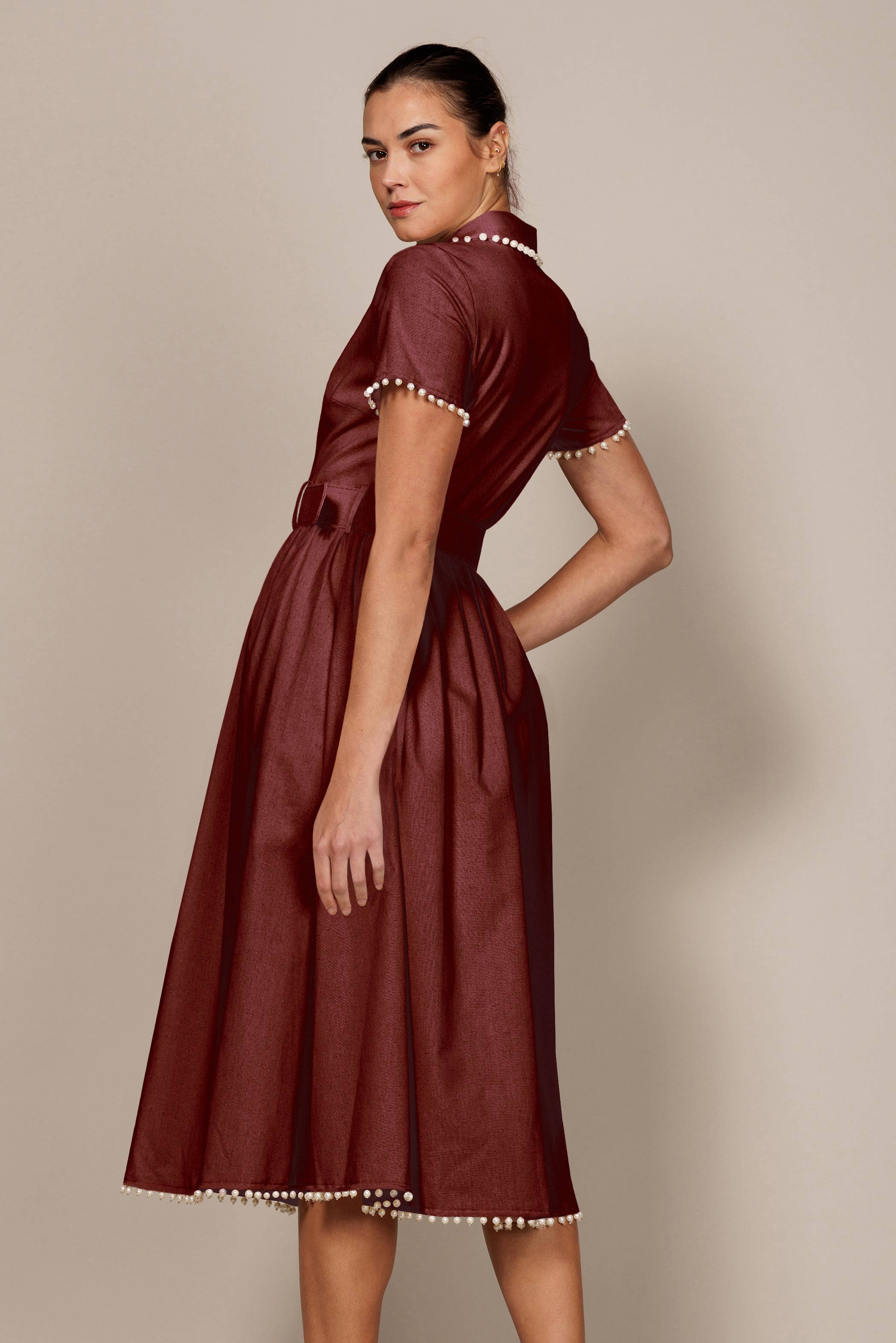 The Vivienne Pearl Midi