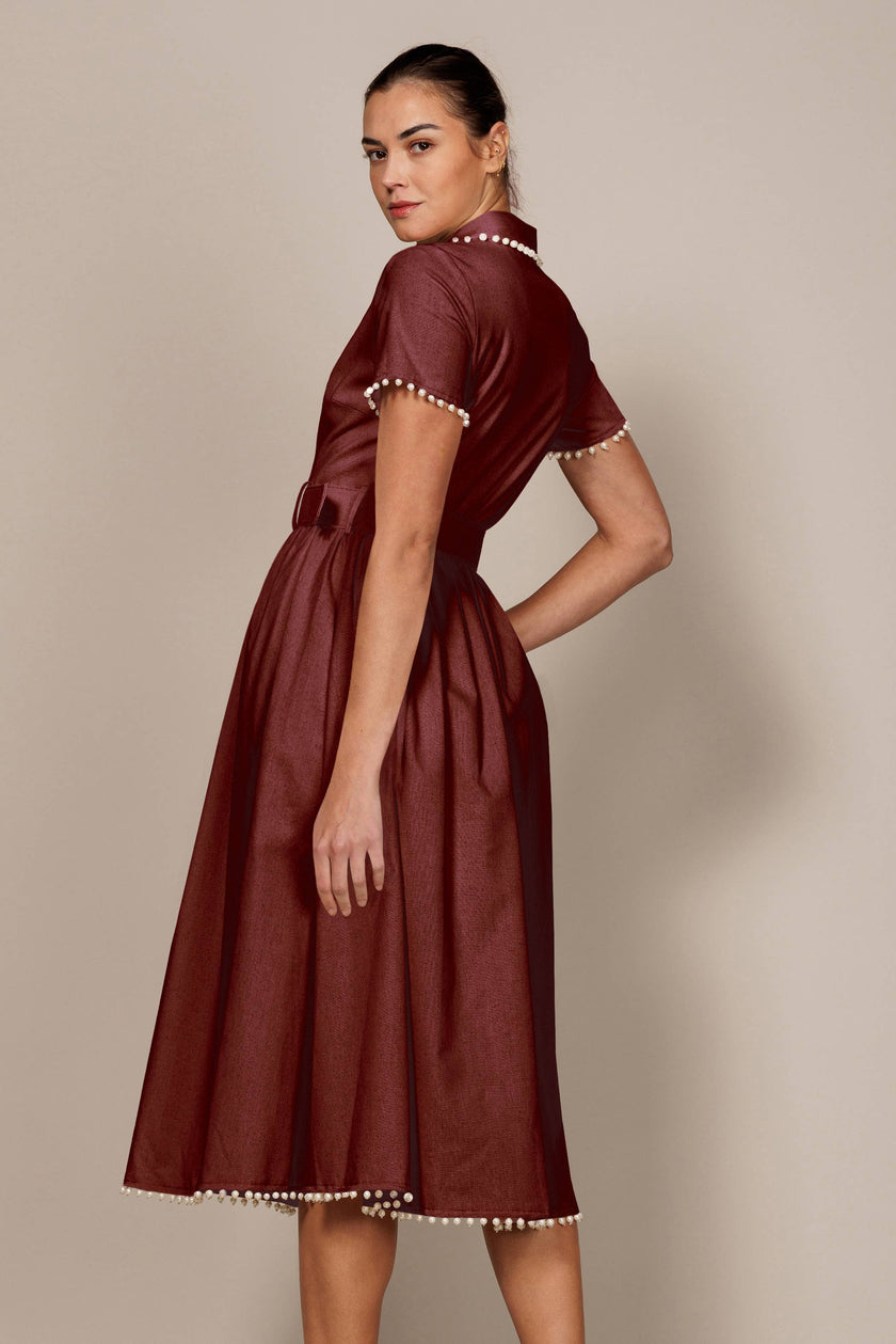 The Vivienne Pearl Midi