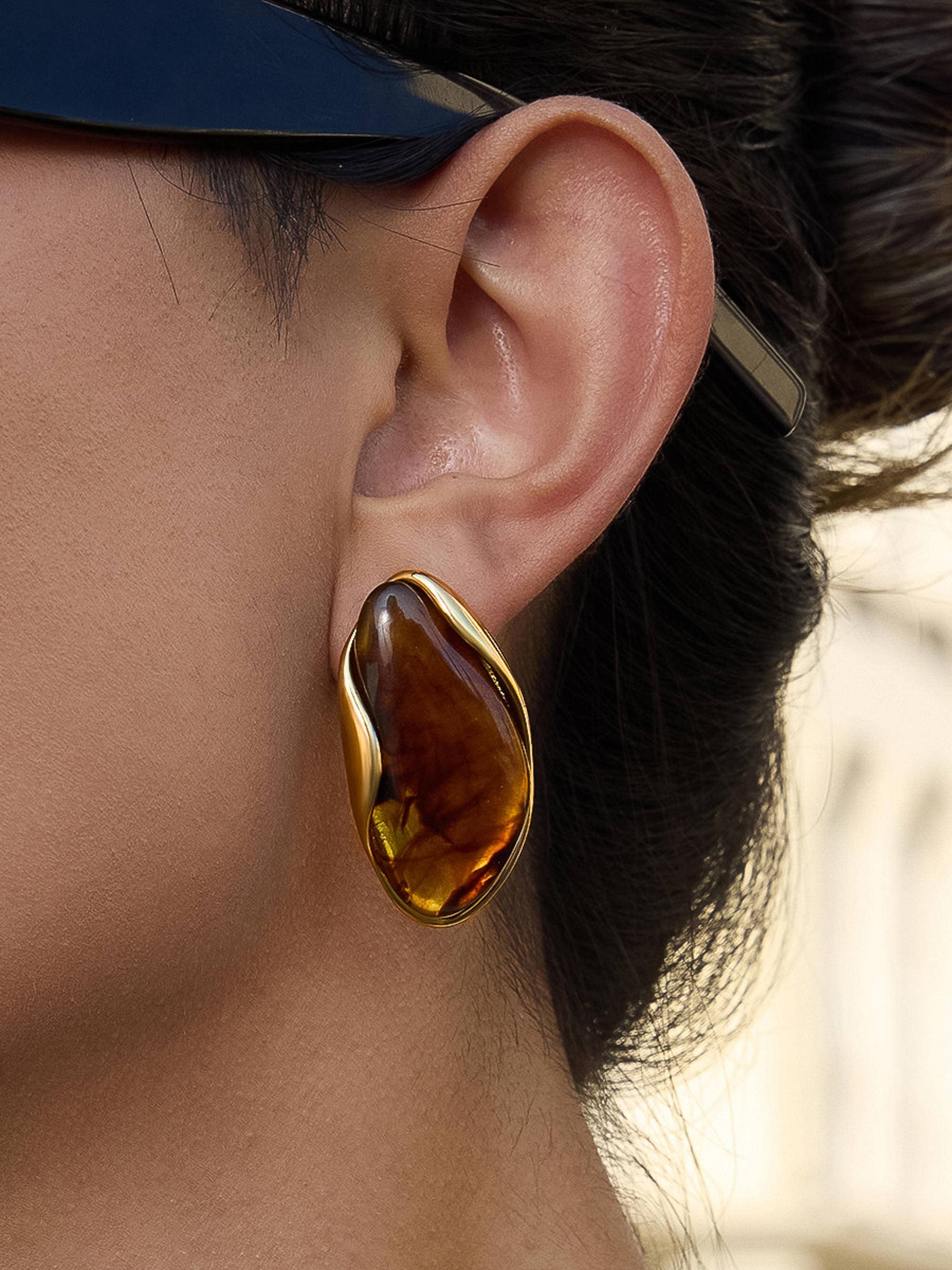 Maélie Gold Plated Earrings
