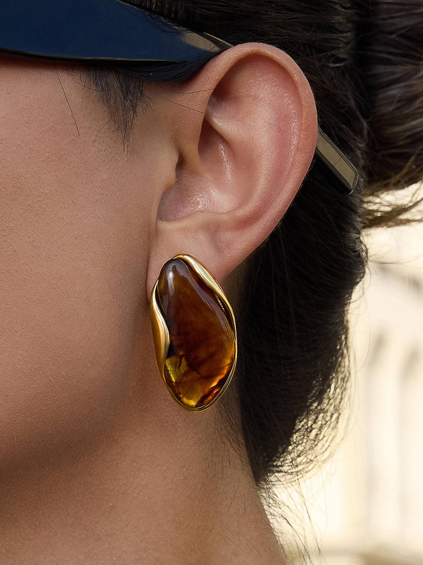 Maélie Gold Plated Earrings