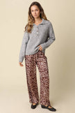 Stella Leopard Satin Pants