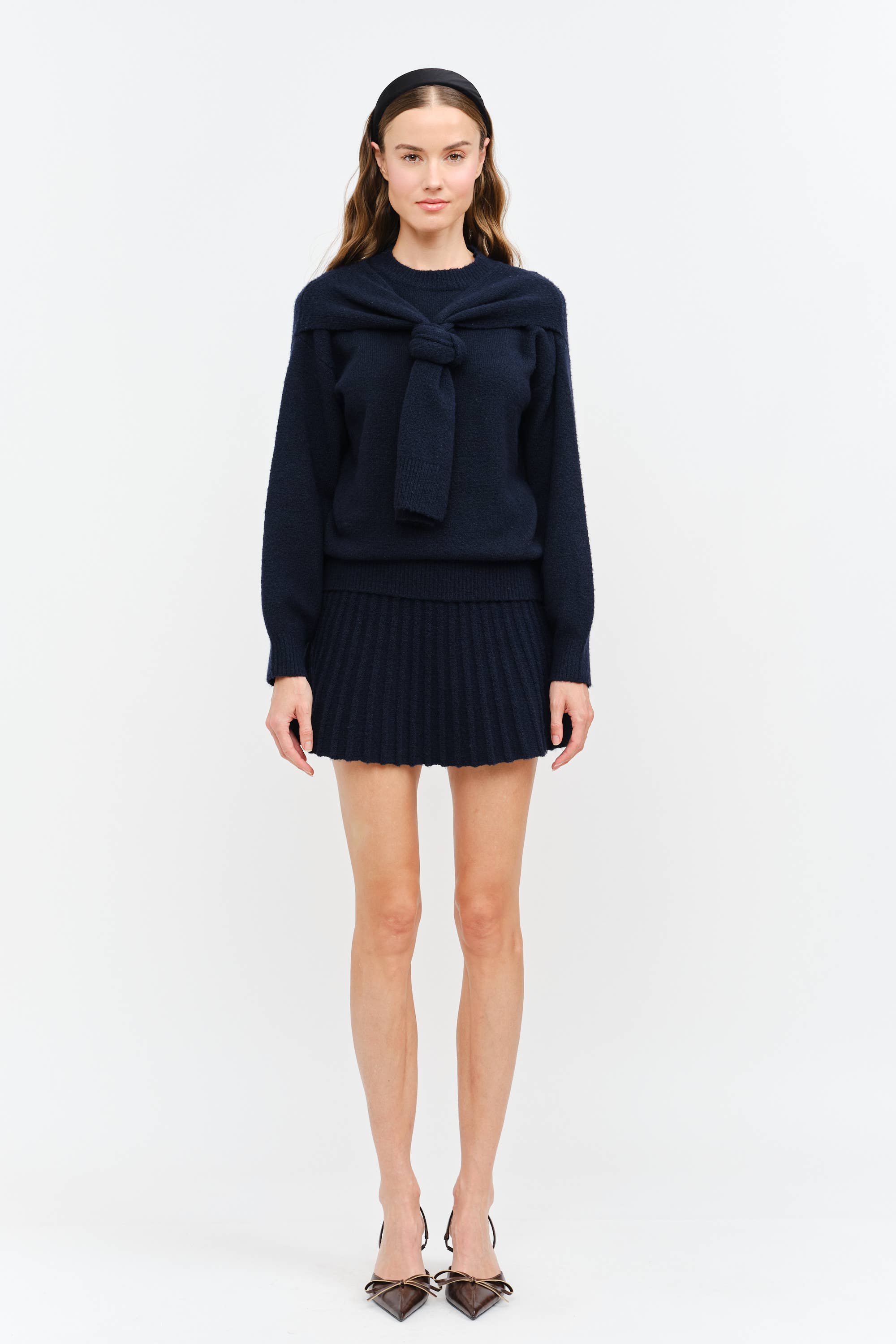 Beau Navy Sweater