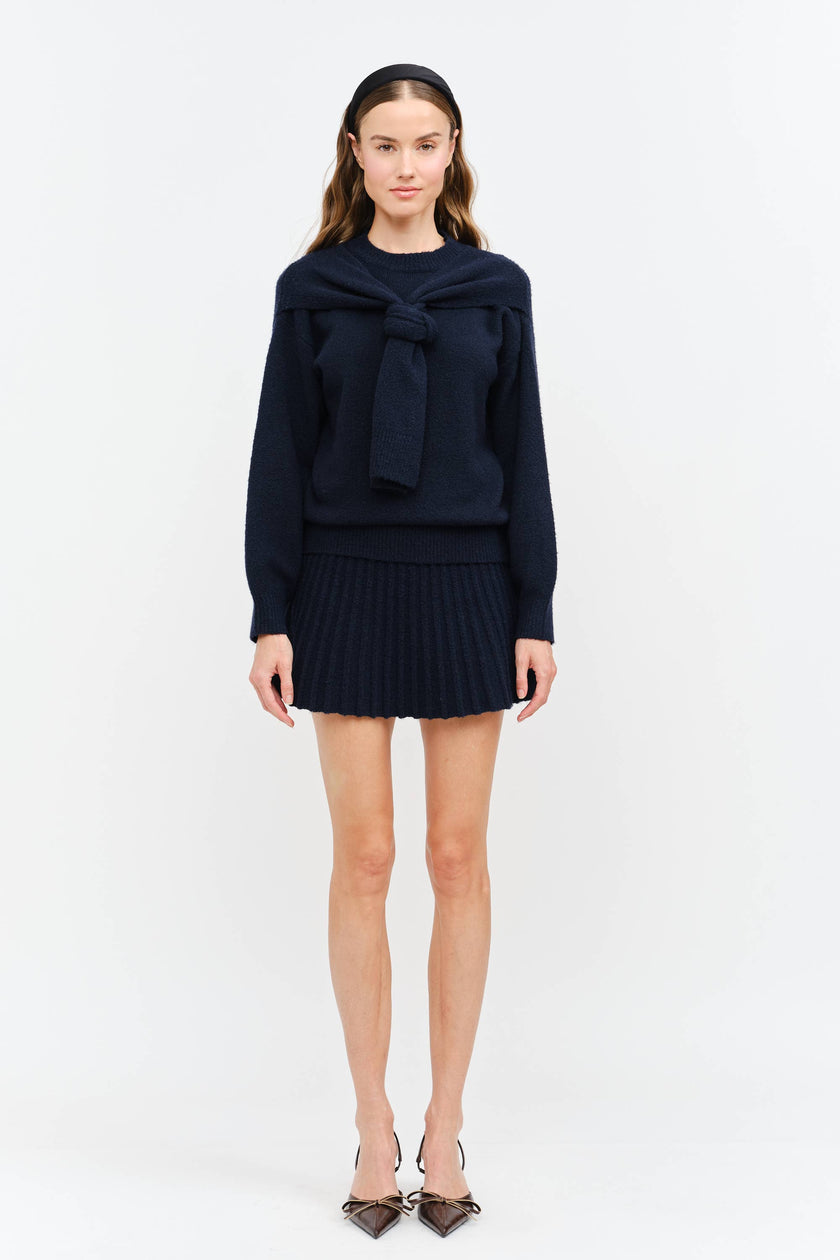 Beau Navy Sweater