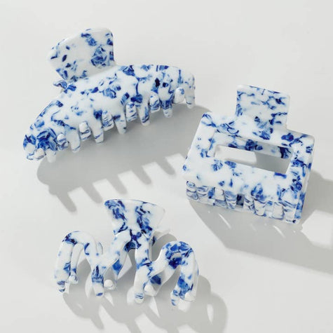 Coastal Blue Claw Clip