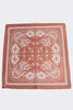Light Paisley Design Square Scarf