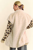 Ivory Faux Fur Vest