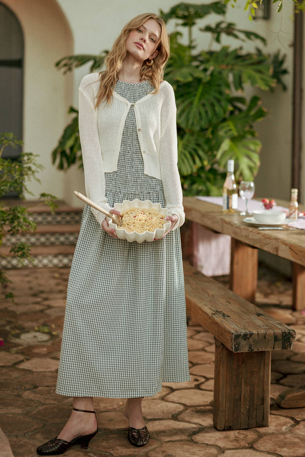 Off the Vine Midi Dress