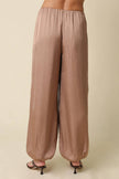 Jodi Elastic Hem Satin Pants
