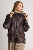 Paisley Scarf Neck Blouse