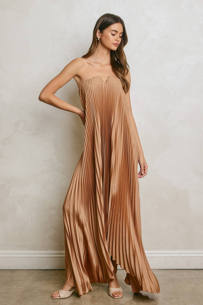 The Sunstone Pleated Maxi