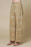 Sea Motif Barrel Pants