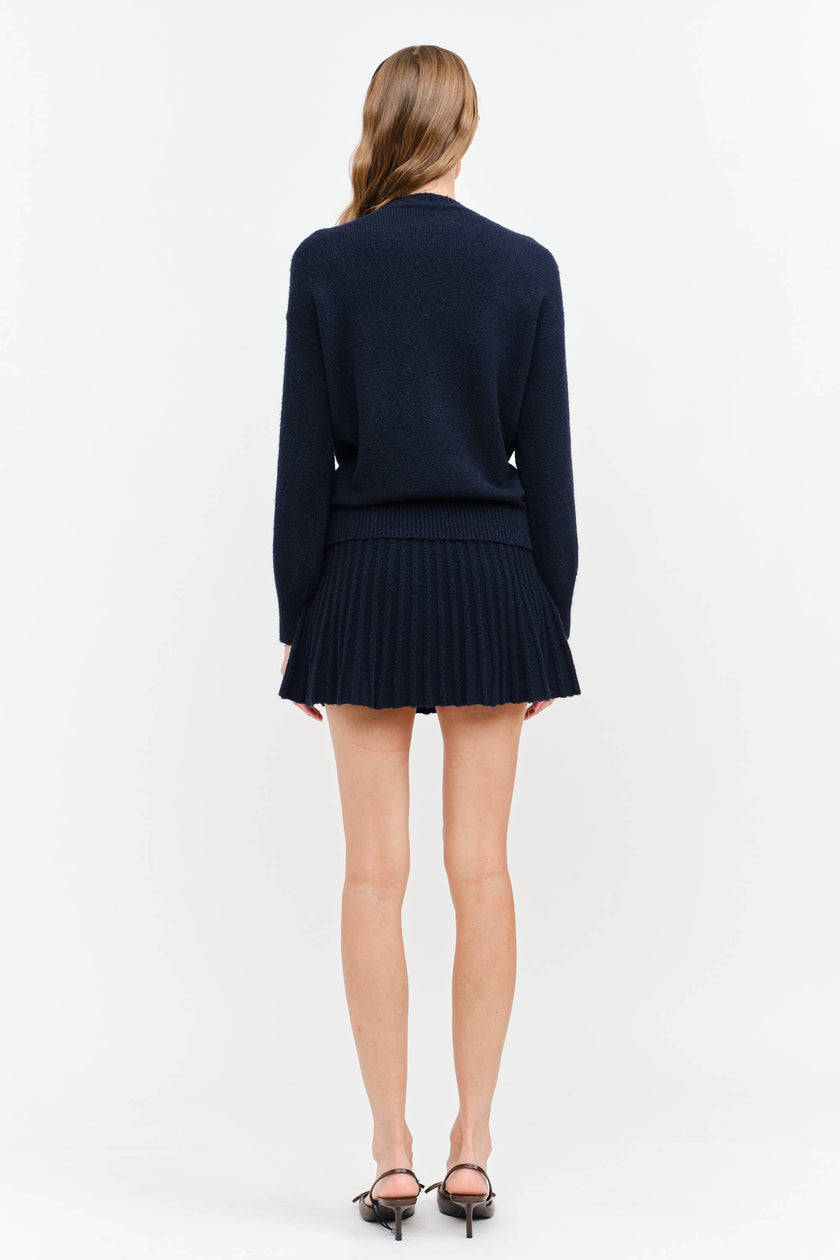 Beau Navy Sweater