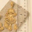 Raffia Wrap ChandelierEarrings