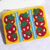 Seed Beaded Assorted Red Fruit Coin Purse