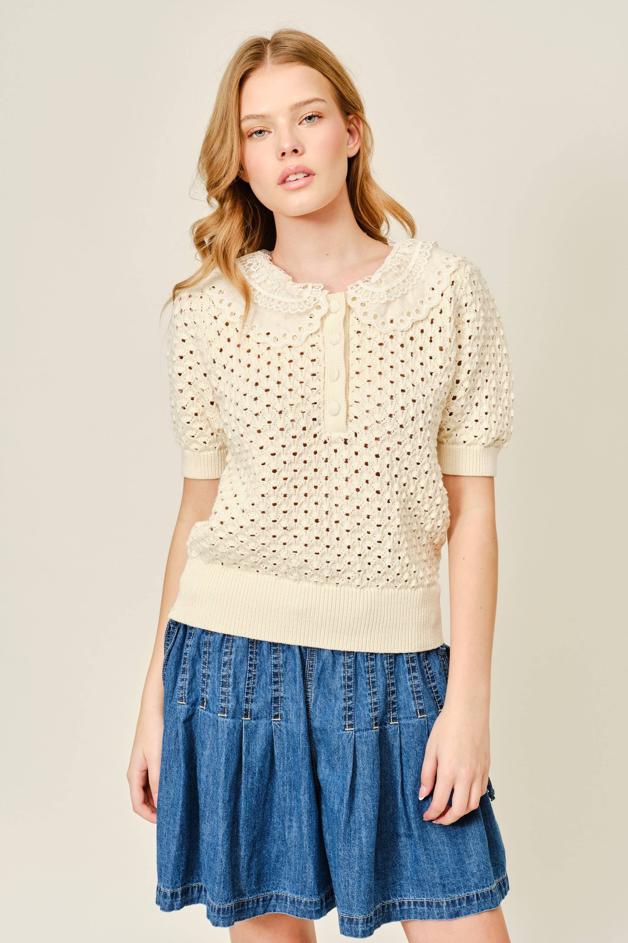 Estate Garden Lace Knit
