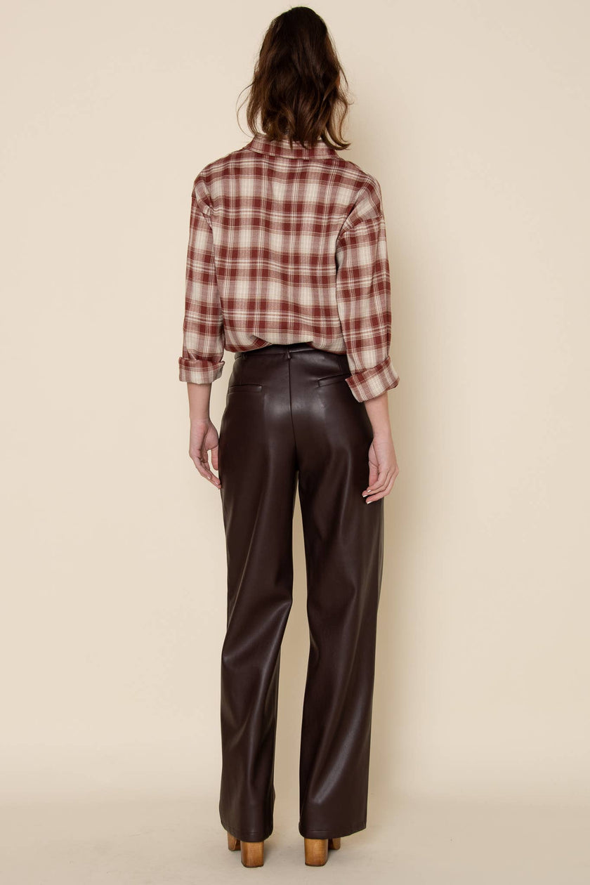 Calabria Vegan Leather Pant