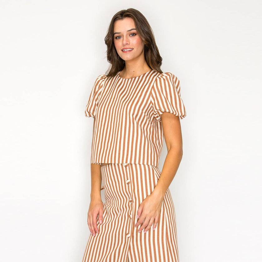 All'arancia Puff Sleeve
