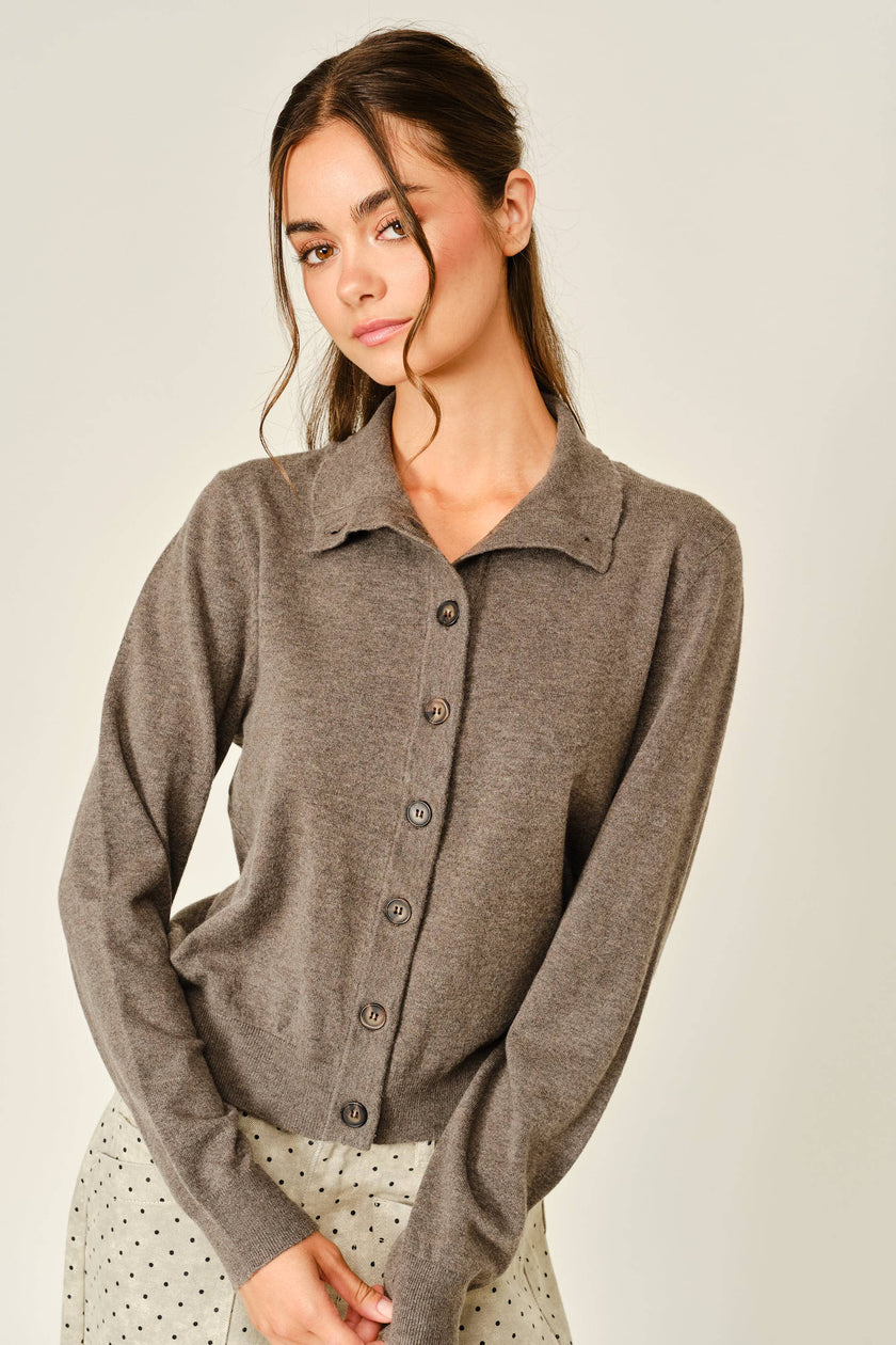 The Estate Polo Knit Top