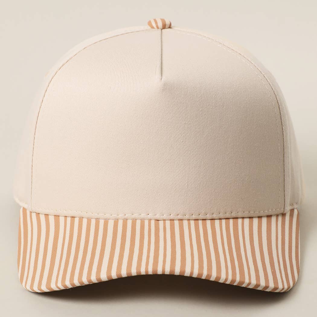 the Classic Stripe Trucker Hat
