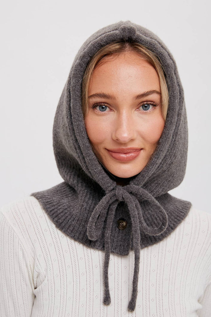 Ribbed Knit Balaclava