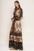 Printed Woven Maxi Dress