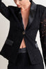 Woven Lace Blazer