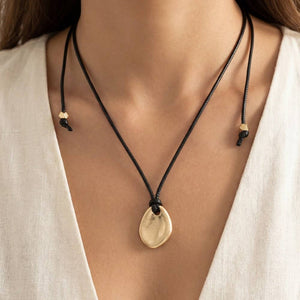 Disc Cord Necklace