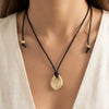 Disc Cord Necklace